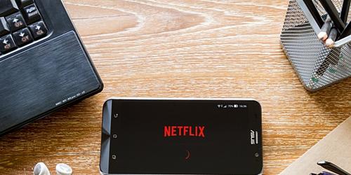 Netflix loading screen on phone